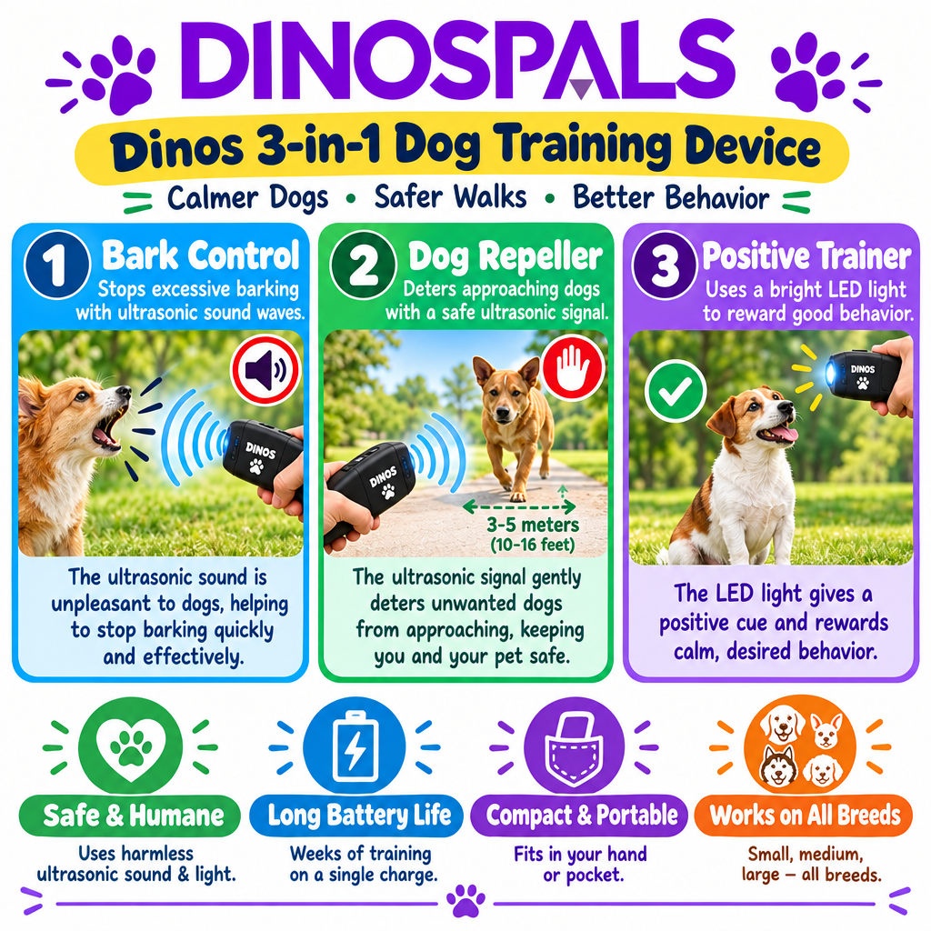 Dinos Pals Infographic with Logo